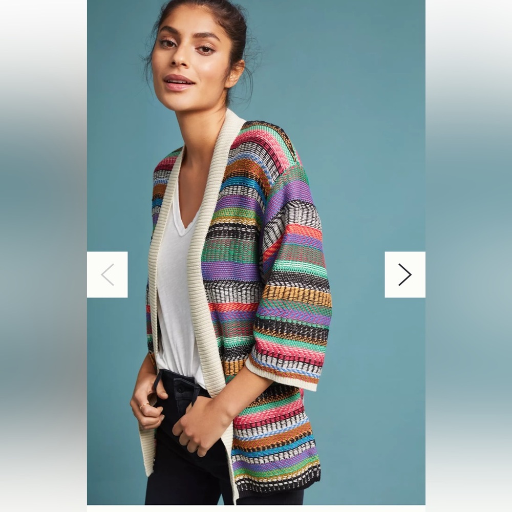 Maeve by Anthropologie Ashbury Knit Cardigan Size M